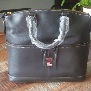 Dooney & Bourke Black Leather Satchel